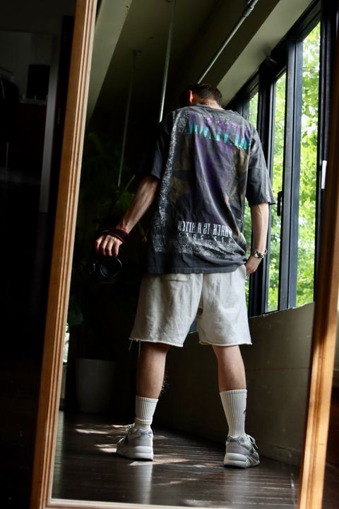 ©SAINT M×××××× ベルベルジンコラボTシャツスタイル