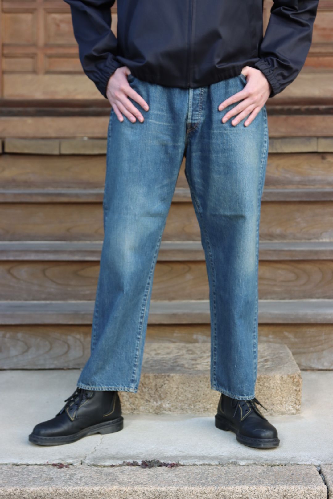 Washed Denim Wide Pants(22SAP-04-07H)INDIGO - 30