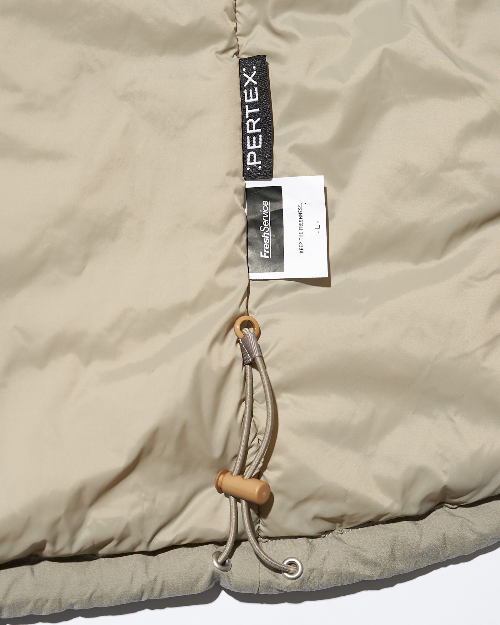 フレッシュサービス PERTEX® QUANTUM AIR MINI RIPSTOP ZIP-UP BLOUSON(FSC253-30195)BEIGE★10月18日(土)発売！