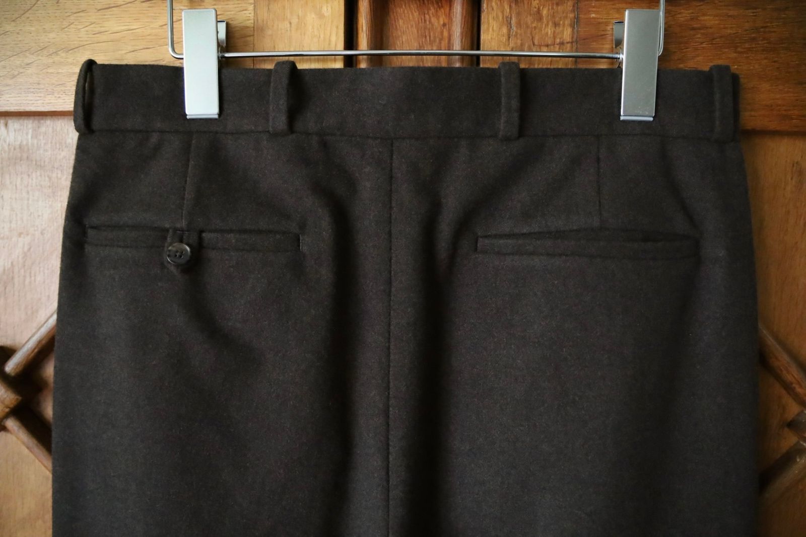アプレッセ 2026 STYLE2 Wool Flannel Wide Trousers(26AAP-04-03)BROWN☆9月19日(土)発売！