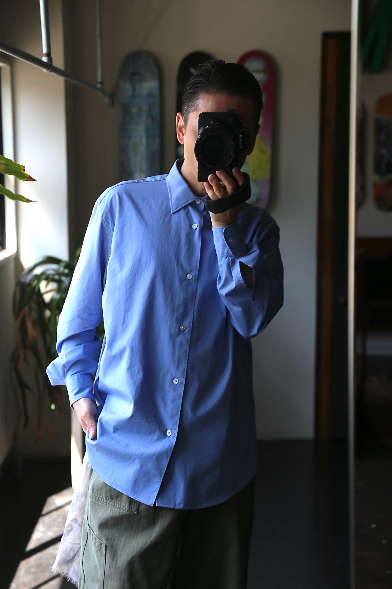 A.PRESSE Regular Collar Shirt