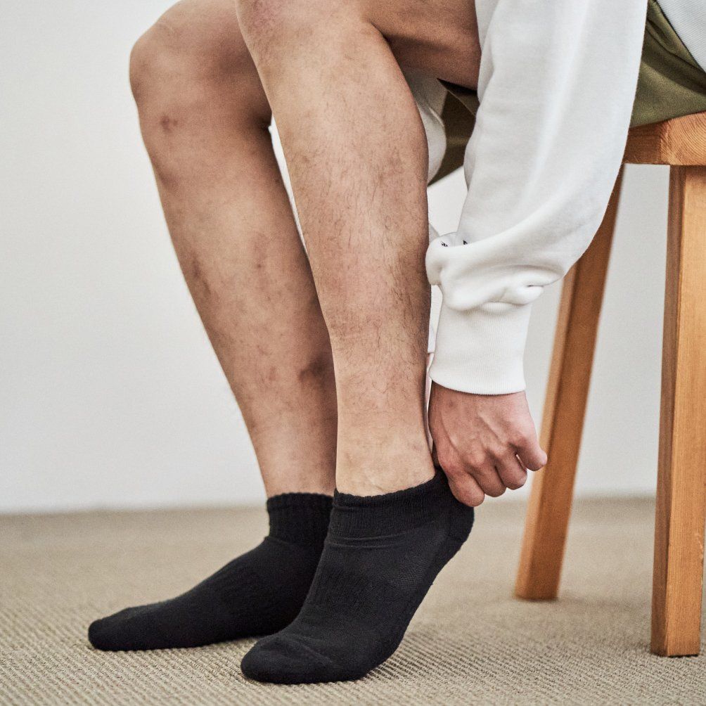 フレッシュサービスソックスORIGINAL 3-PACK SHORT SOCKS(BLACK)☆再入荷！