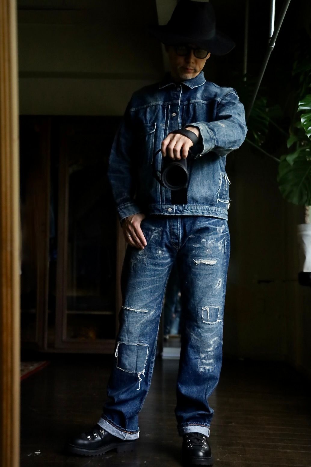 JUNYA MAN 505カスタマイズデニム サイズM JUNYA MAN 505カスタマイズデニム メンズ