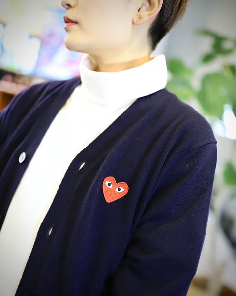 プレイコムデギャルソン 新作 PLAY CARDIGAN style.2023.12.15