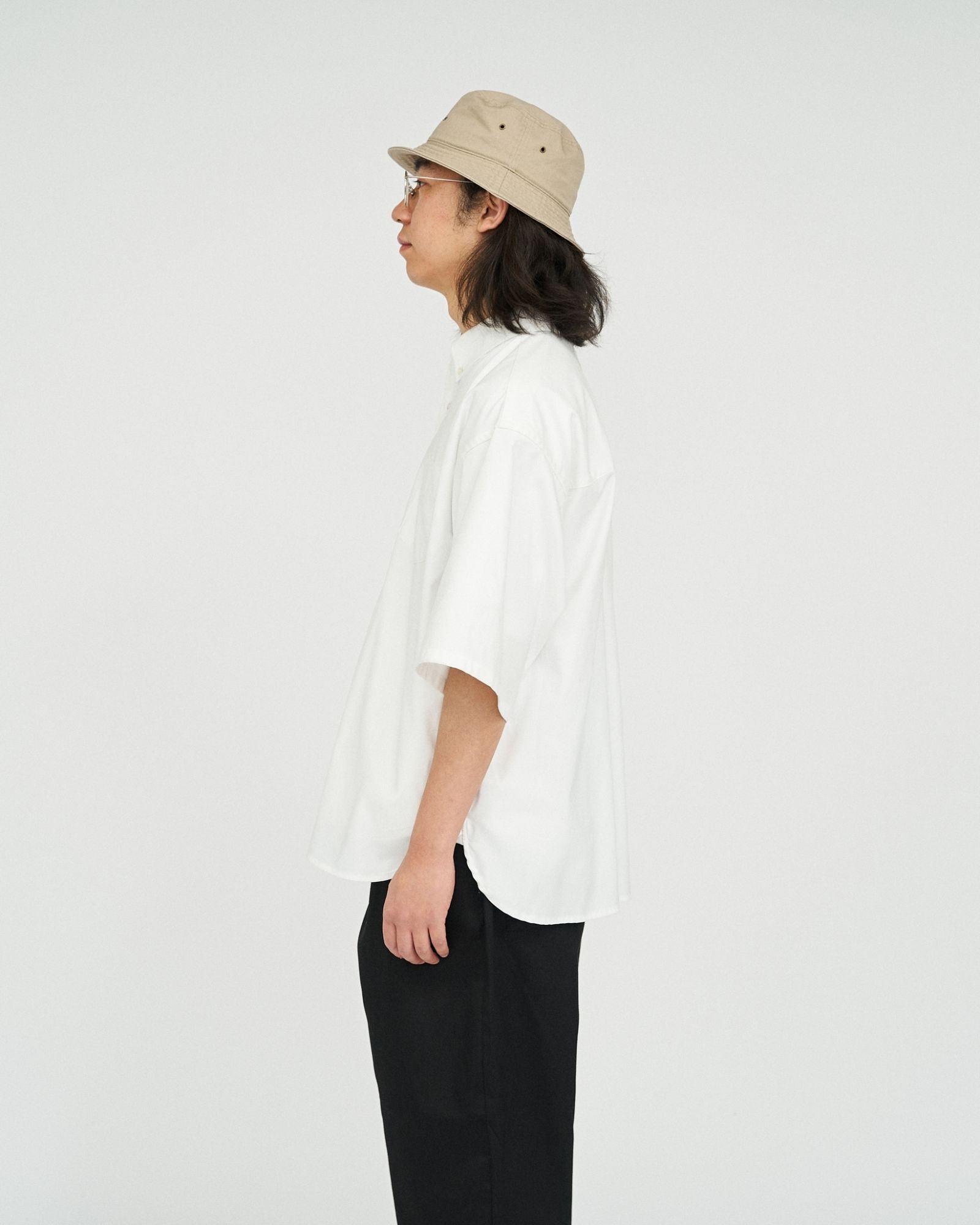 フレッシュサービス DRY OXFORD CORPORATE S/S B.D. SHIRT(FSC251-50004B)WHITE
