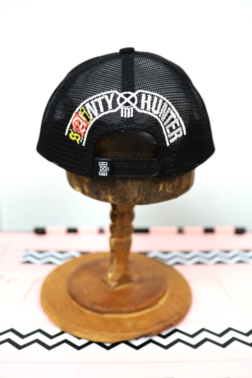 セントマイケル 26SS  SAINTY HUNTER BH_MESH CAP(SM-MK8-0000-C37)BLACK☆4月29日(水)発売！