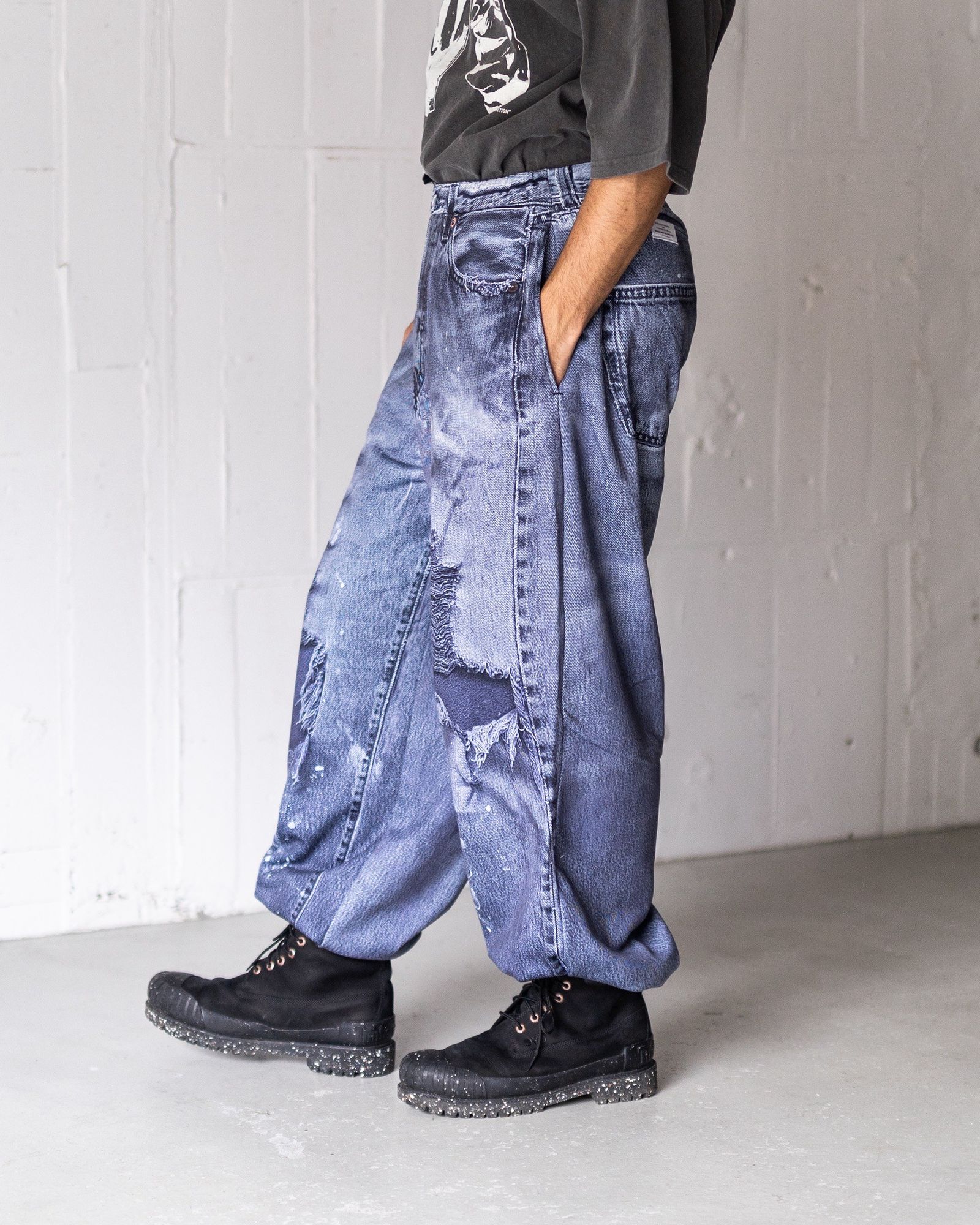 未使用 トーキングアバウト ジ アブストラクション パンツ 3 (L) ベージュ TALKING ABOUT THE ABSTRACTION、ARKnets別注のヴィンテージ