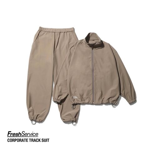 フレッシュサービス CORPORATE TRACK SUIT(FSC261-60160B)TAN☆2月28日(土)発売！