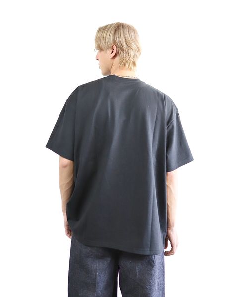 グラフペーパー24SS Heavy Weight S/S Oversized Tee (BLACK)style 2024.3.15