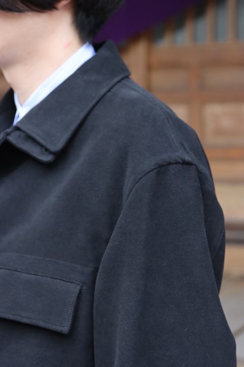 YOKE MILITARY FIELD JACKET"BLACK"style