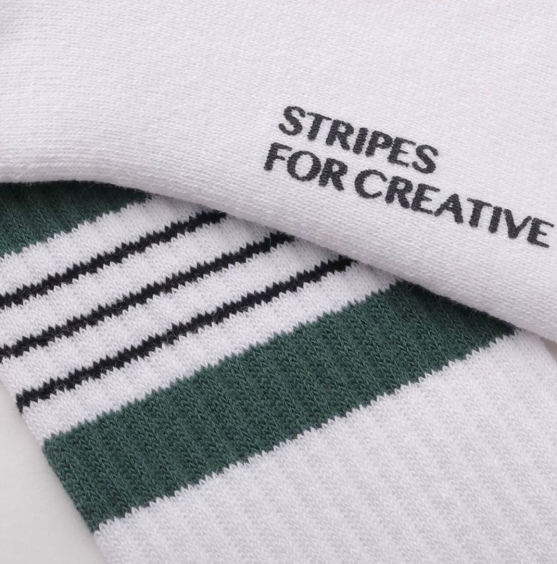 S.F.C 24SS エスエフシー SFC SIDE STRIPE SOCKS (SFCSS24AC04)White/Green