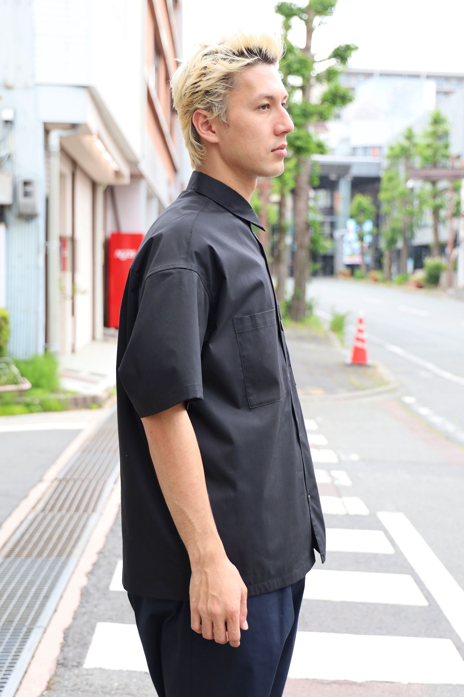 Graphpaper - グラフペーパーシャツ 25SS Solotex Twill S/S