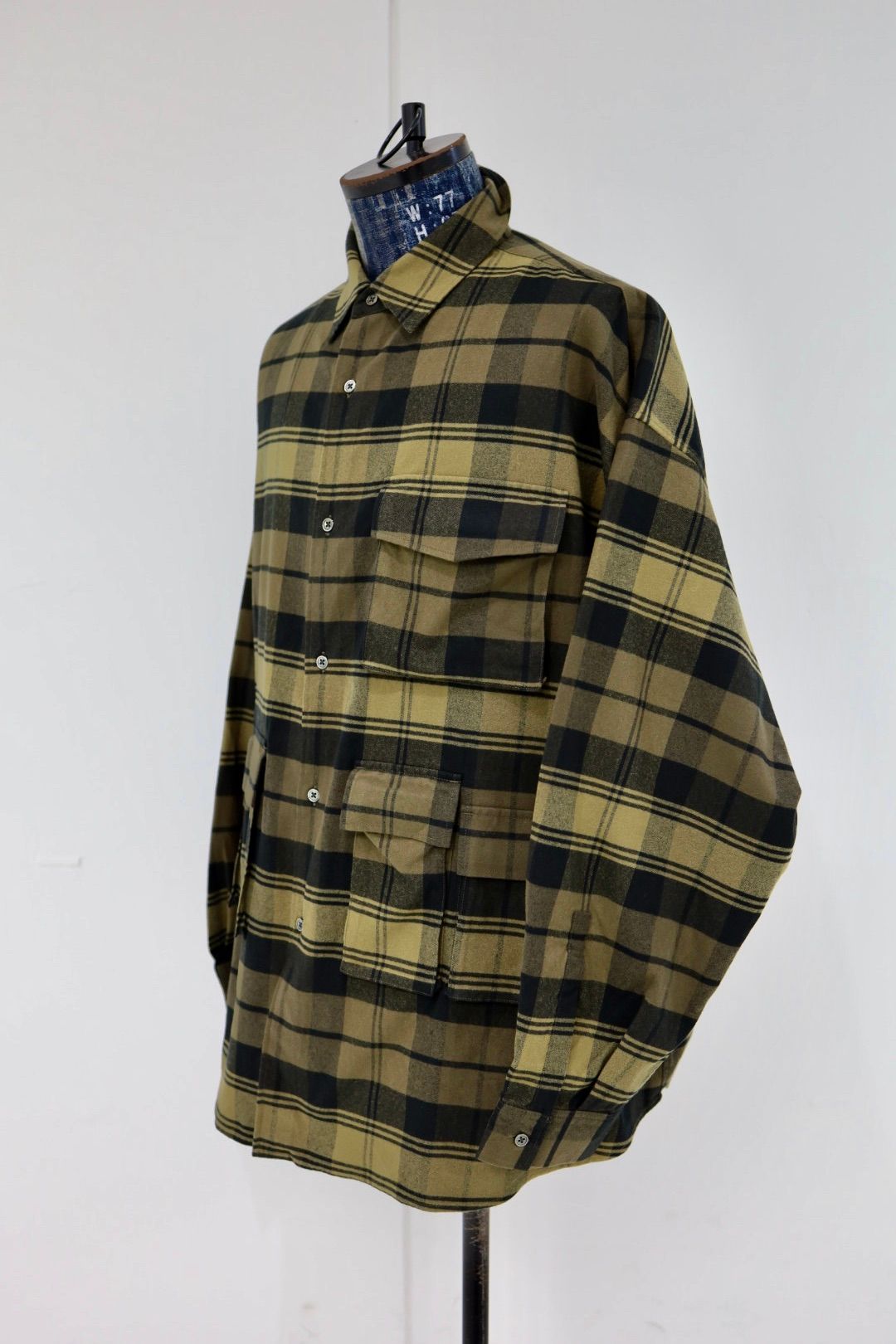 フレッシュサービス FLANNEL CHECK MULTI POCKET SHIRT(FSP254-50059)BROWN☆11月15日(土)発売！