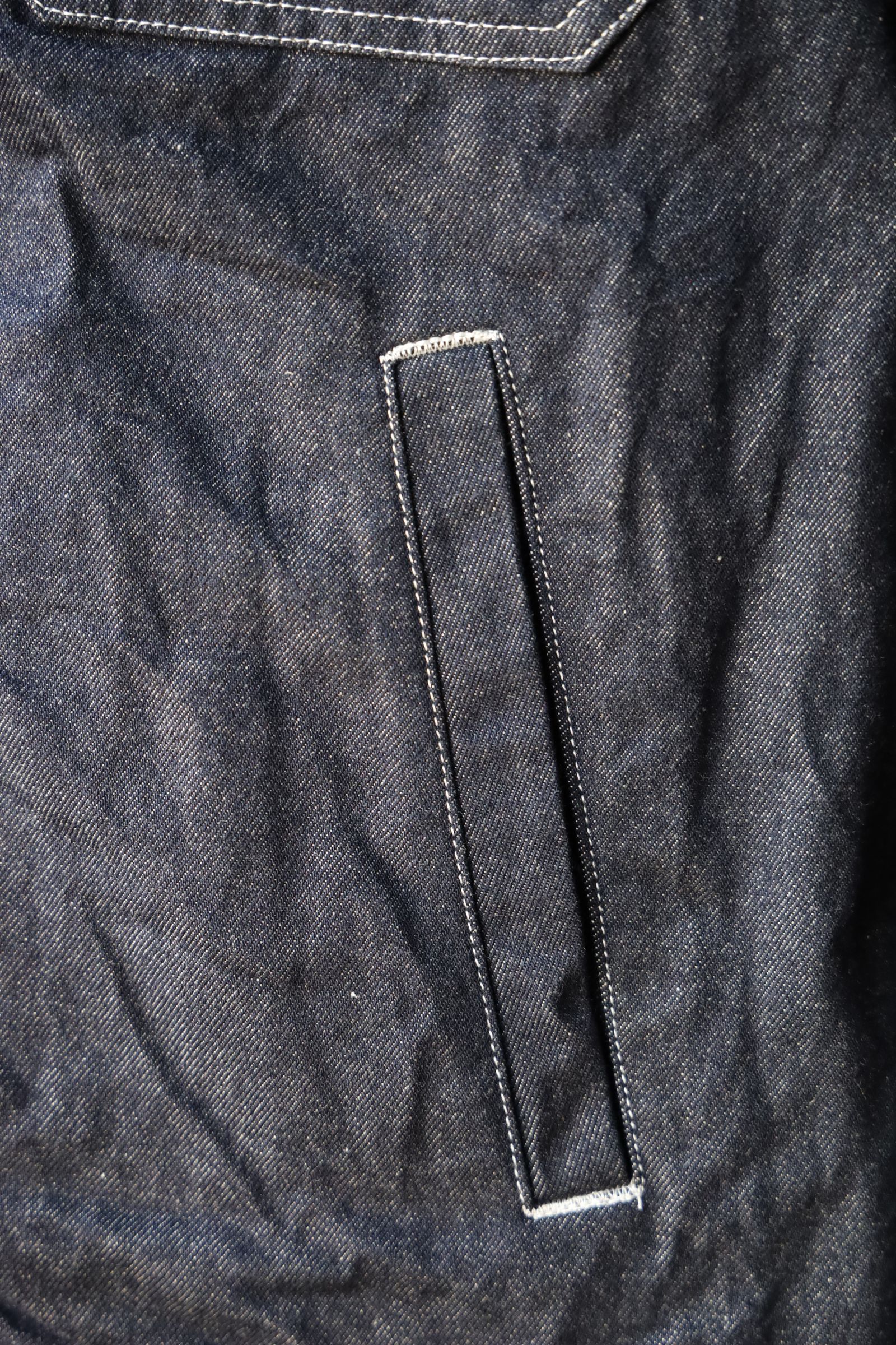 コムデギャルソンオム25SS ジップアップデニムジャケット(HO-J025-051)INDIGO