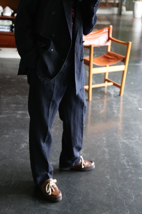 A.PRESSE Double Breasted Jacket(21AAP-01-07M)NAVY STYLE※8月21日発売