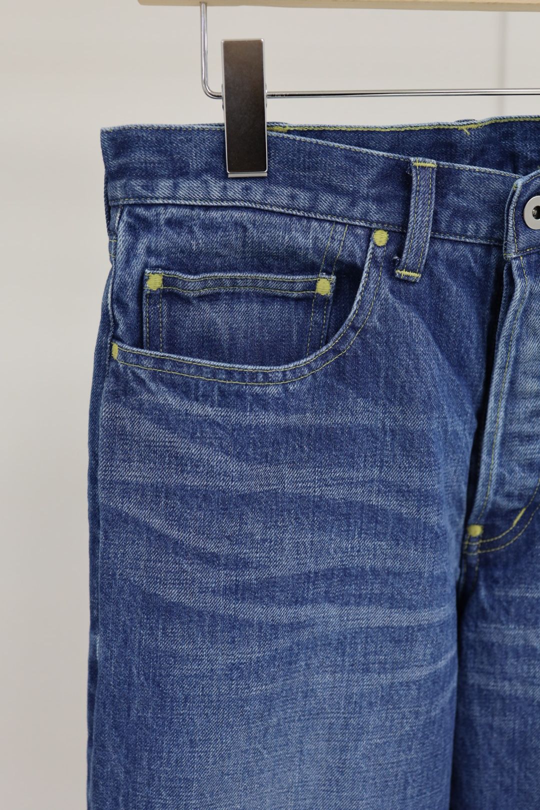 Gurank グランク 26SS デニムパンツ Distressed denim pants 'KATAMIMI' (2601U)IND★新作発売！