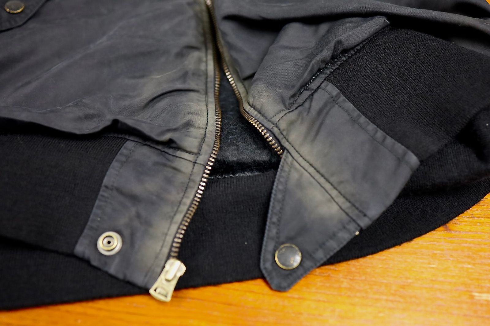 BOW WOW 25FWバウワウ ジャケットL-2B FLIGHT JACKET AGED(BW252-L2FJ) AGED BLACK