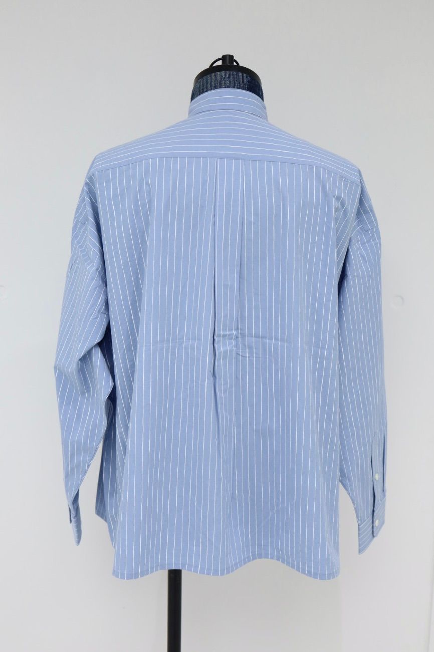 S.F.C 26SS エスエフシーCOTTON STRIPE KUNG FU SHIRT(SFCSS26S05)Sax☆1月24日(土)発売！