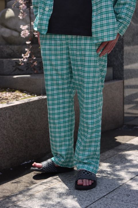 ©SAINT M×××××× 22SS CHECK PJ SHIRT   style.2022.4.6. ※4月9日(土)発売
