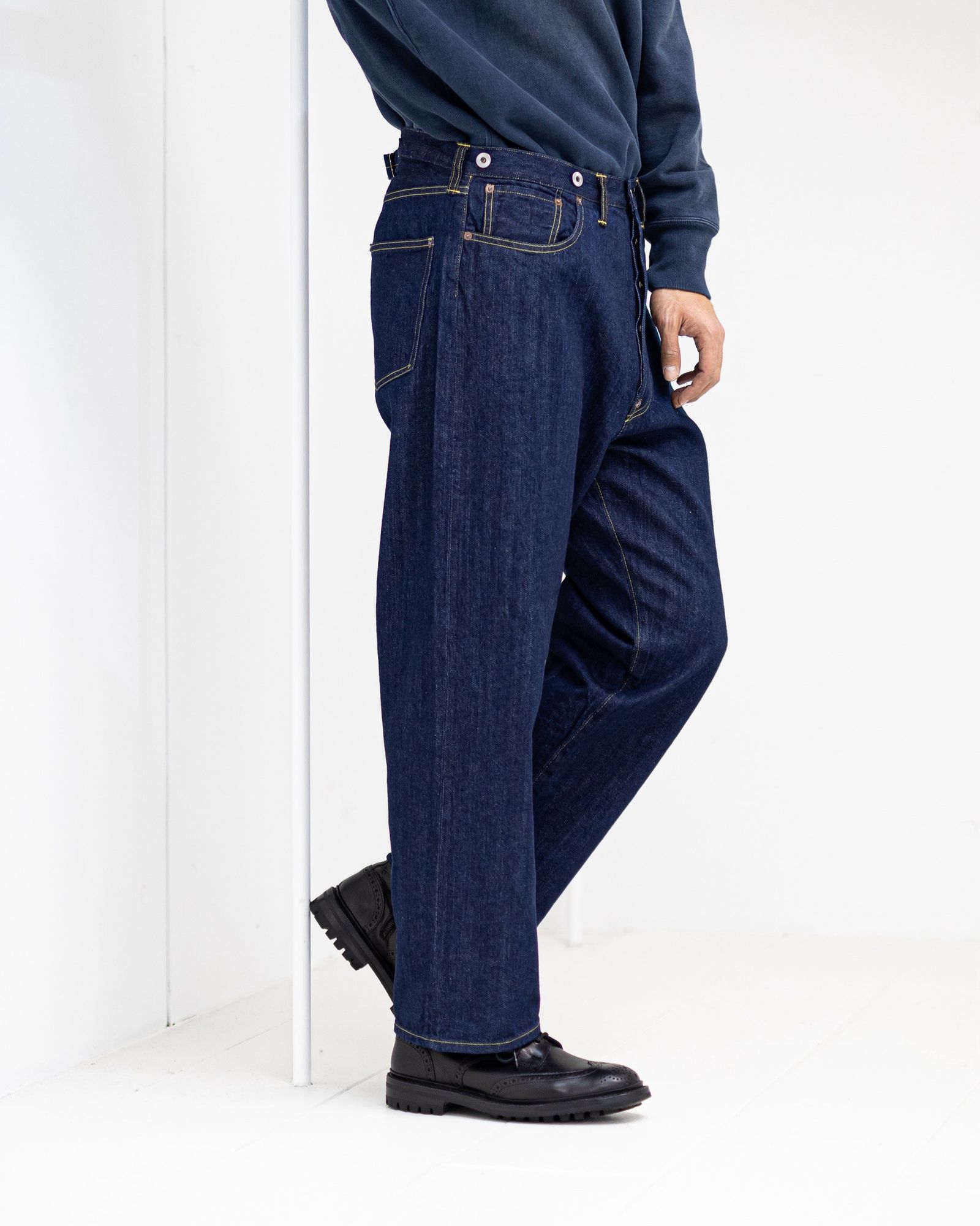 A.PRESSE 2026 STYLE1 Vintage Half Zip Sweatshirt (BLUE) 12月27日(土)新作発売！