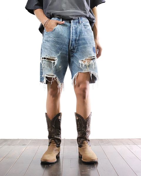 セントマイケル 24SS SAINT_DENIM SHORTS style 2024.5.17