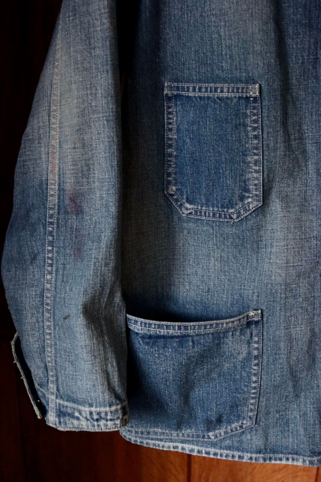 A.PRESSE - アプレッセ24SS Unknown Vintage Denim Coverall A.PRESSE - アプレッセ24SS Unknown Vintage Denim Coverall