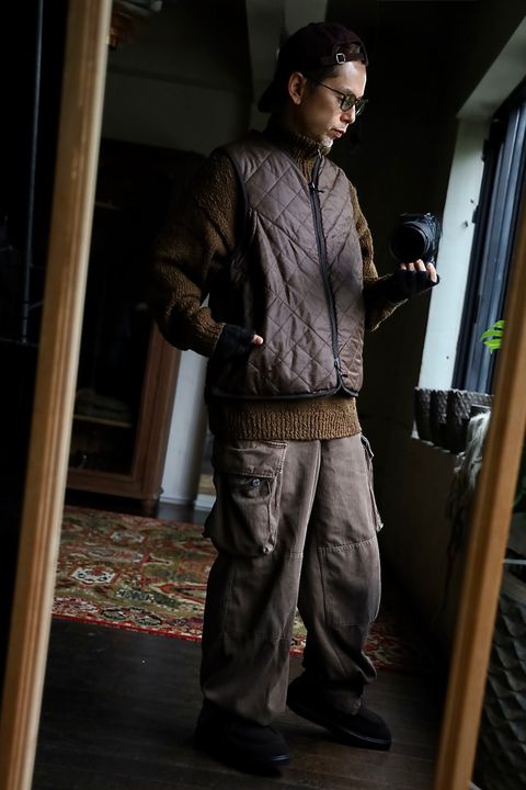 DAIWA PIER39 TECH BRITISH HUNTER FUR VEST"D.BROWN"スタイル