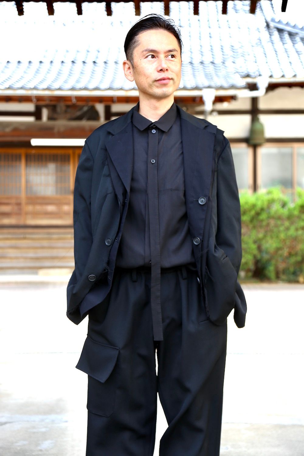 Yohji Yamamoto S-WリブラップPパンツ Mix Style.2020.10.21.