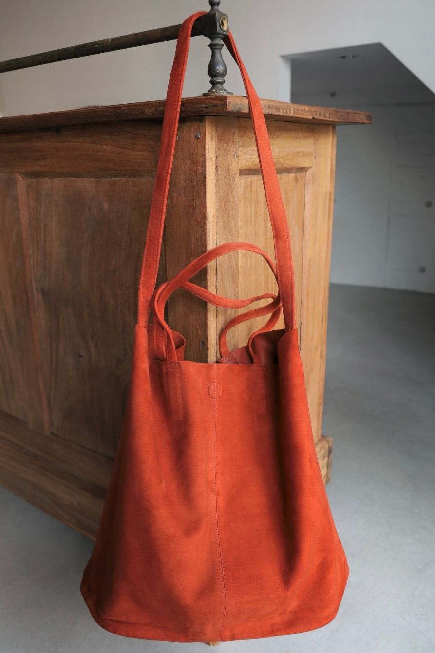 Morphee / モルフェトートバッグ 3WAY LARGE TOTE(L SIZE)SUEDE [TERACOTTA]☆新作発売！