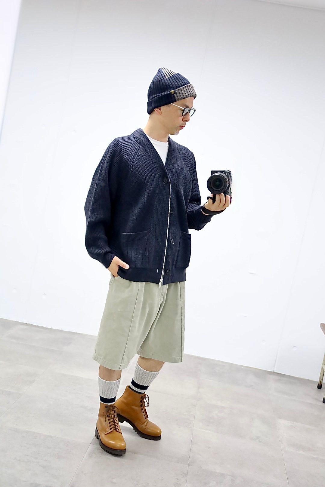 COMME des GARCONS HOMME 26FW BATONER ZIPカーディガンスタイル