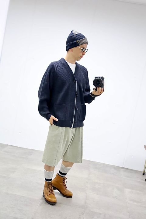 COMME des GARCONS HOMME 26FW BATONER ZIPカーディガンスタイル