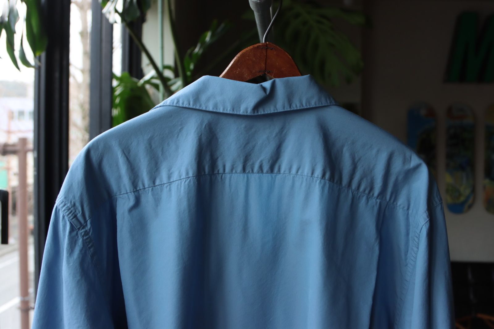 アプレッセ23SSシャツ Open Collar Shirt(23SAP-02-05M)INDIGO☆3月25日(土)発売！