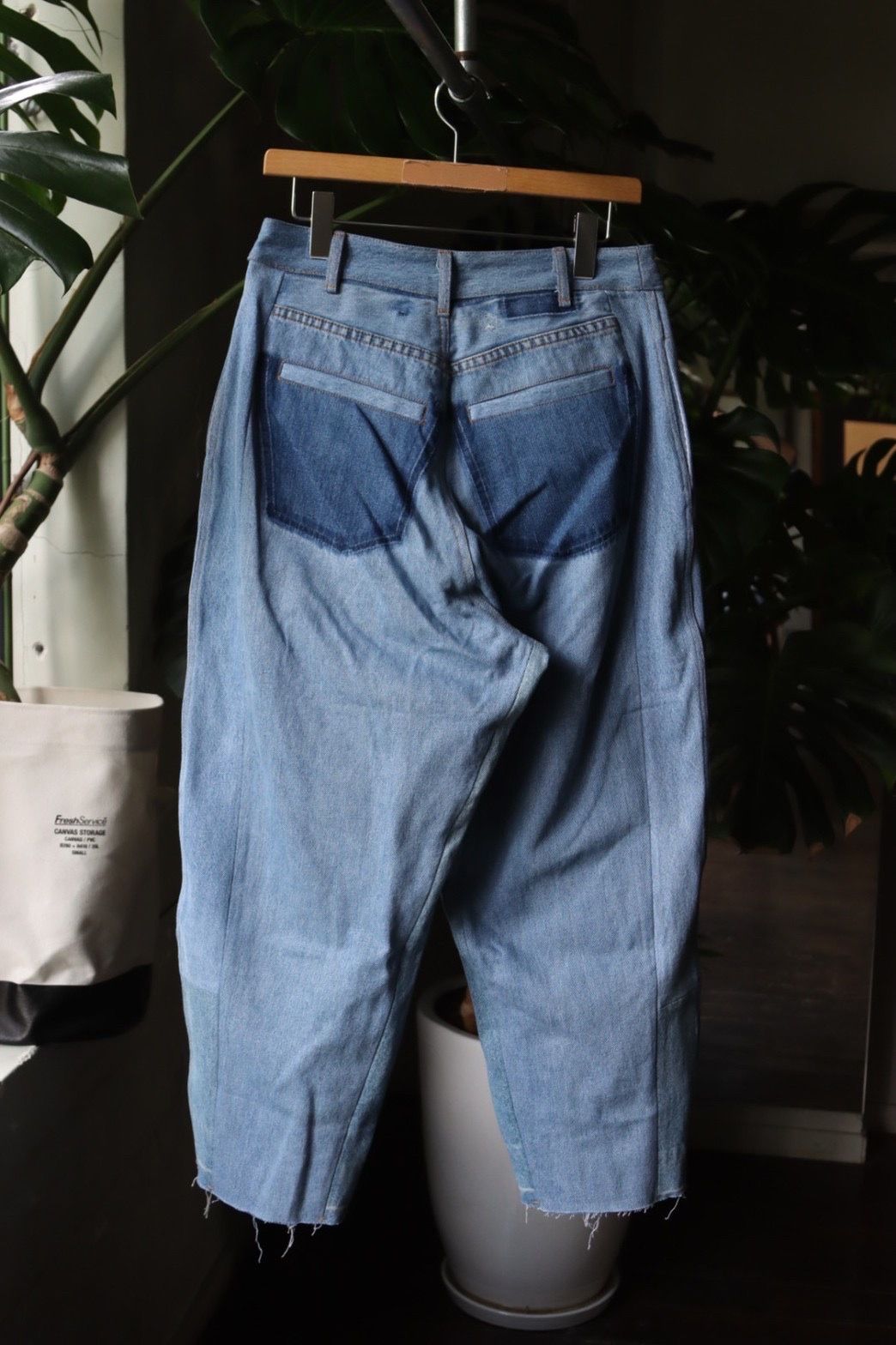 SEEALL - シーオール22AW RECONSTRUTED SUPER BUGGY SLACKS DENIM