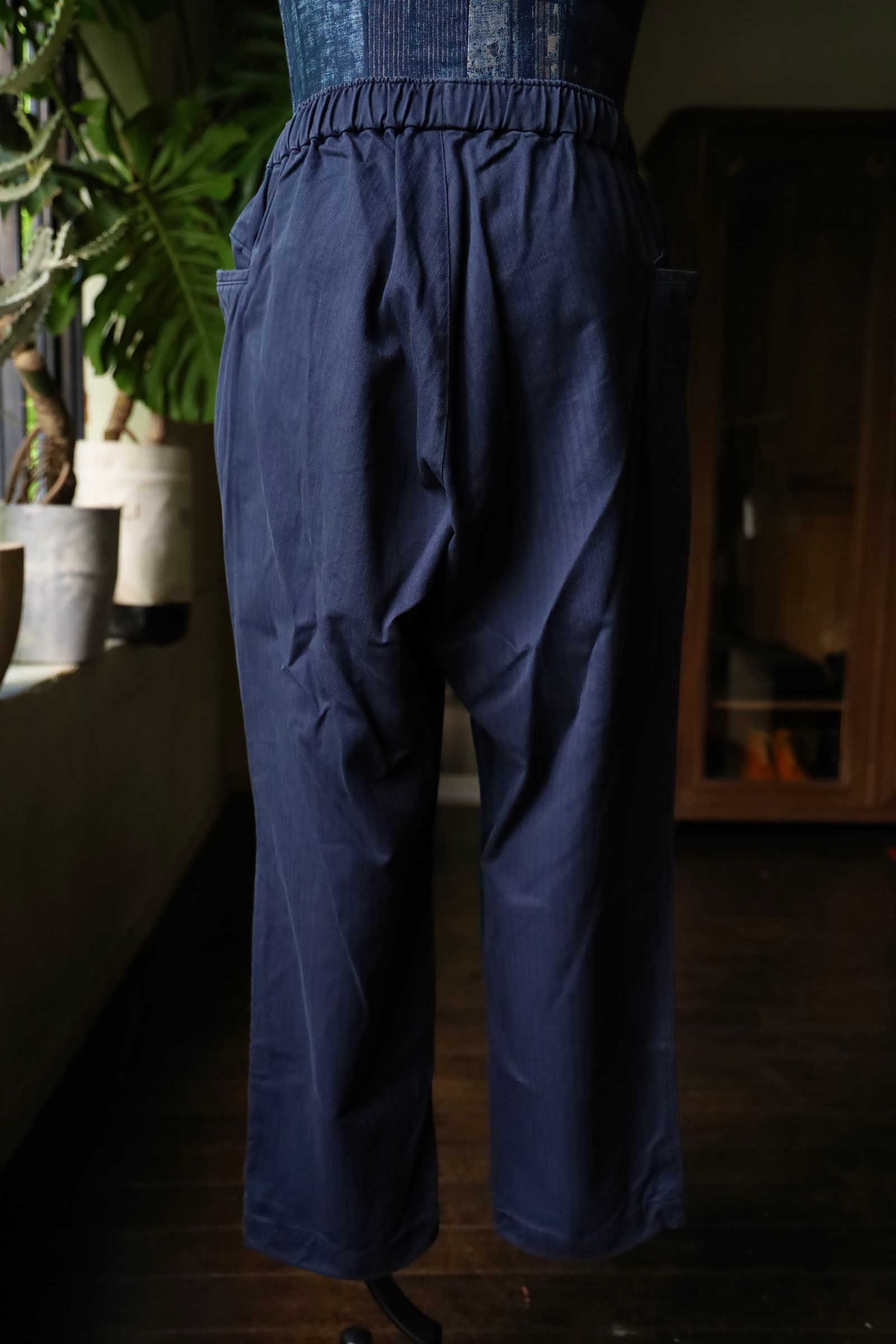 S.F.C 24FW エスエフシー  WIDE TAPERED EASY PANTS(SFCFW24P03)Navy