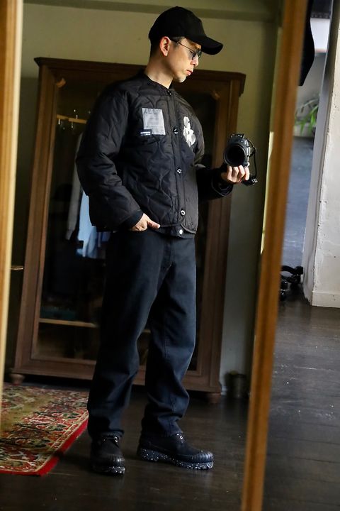 Yohji Yamamoto FIELD PARKA SHELL&LINERスタイル