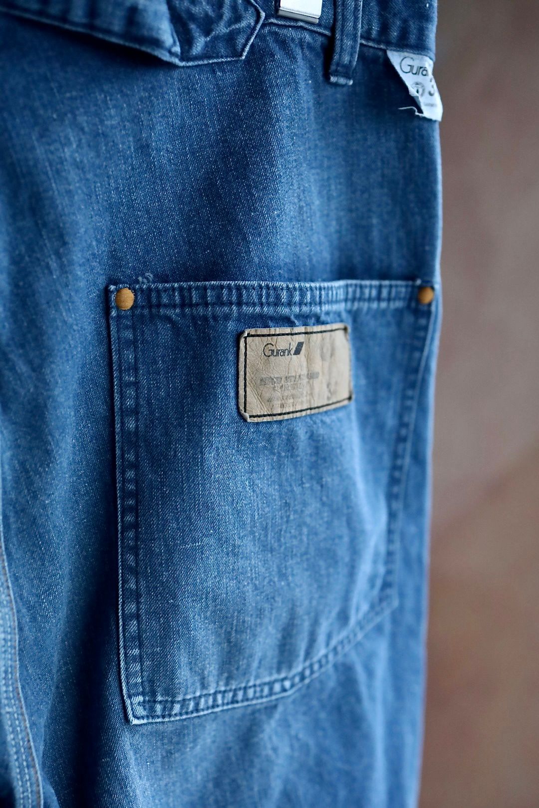 Gurank グランク 26SS パンツ Distressed 3stitch painter pants(2602U)INDIGO★新作発売！