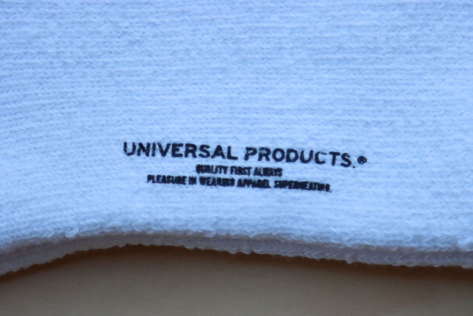 ユニバーサルプロダクツ 3P PILE SOCKS(181-60912)NAVY LINE