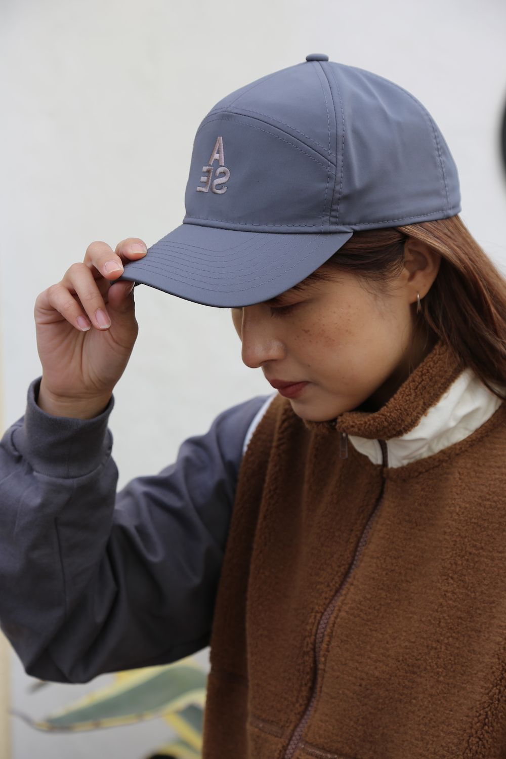 Graphpaper Wool Boa Zip-Up Vest"CAMEL"Style.2020.12.14.