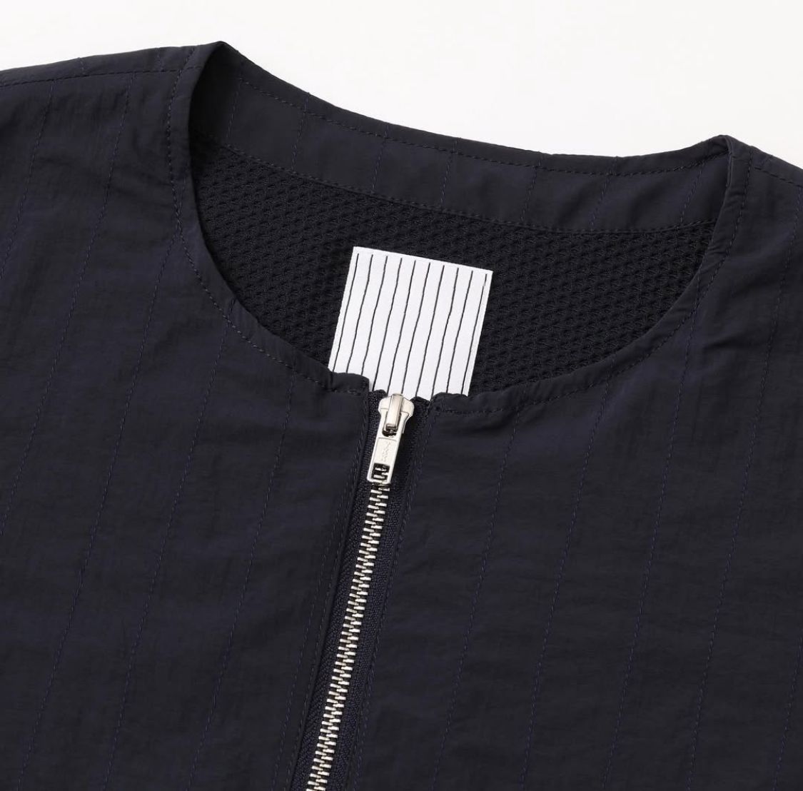 S.F.C 25SS エスエフシー STITCHED ZIP VEST(SFCSS25J05)Navy