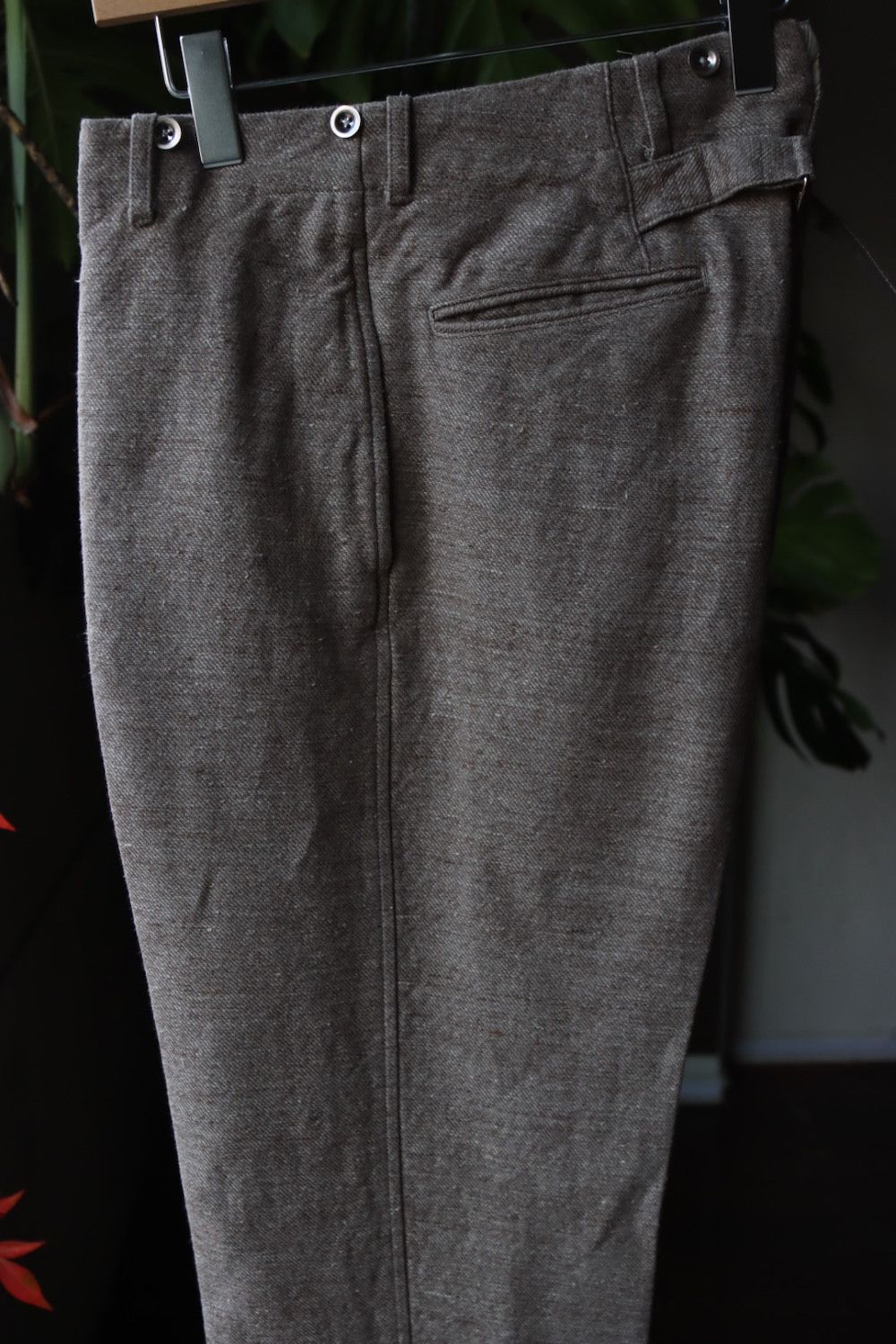 A.PRESSE - アプレッセ23SS Dead Stock Linen Trousers(23SAP-04-19M)BROWN | mark