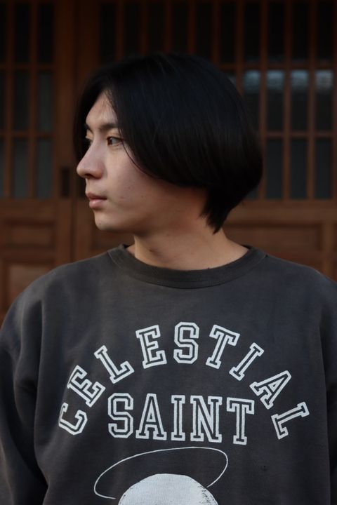 ©SAINT M×××××× スカルスウェット"BLACK"style