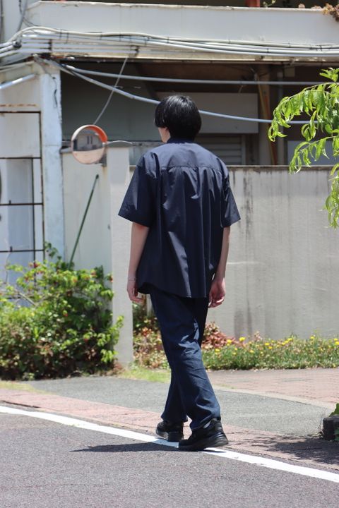 Graphpaper  Broad S/S Oversized Regular Collar Shirt style.2022.6.4