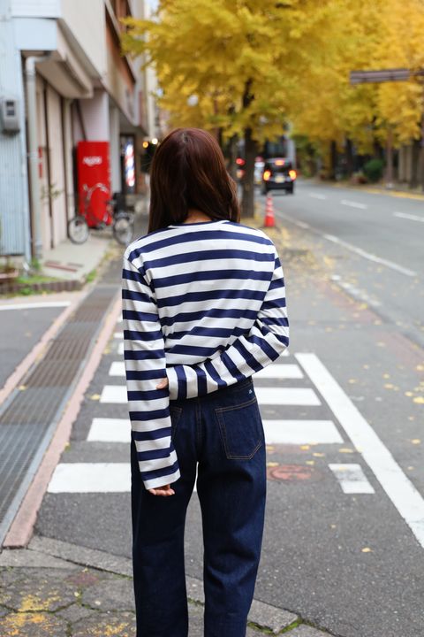 PLAY COMME des GARCONS 新作RHINESTONEボーダーTシャツ style.2024.12.6