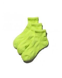 フレッシュサービスソックスORIGINAL 3-PACK SHORT SOCKS(YELLOW)☆再入荷！