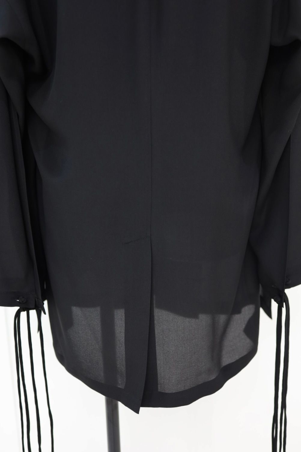 Yohji Yamamoto 釈迦釦付きストールジャケット (HK-J17-441)BLACK☆3月18日発売！