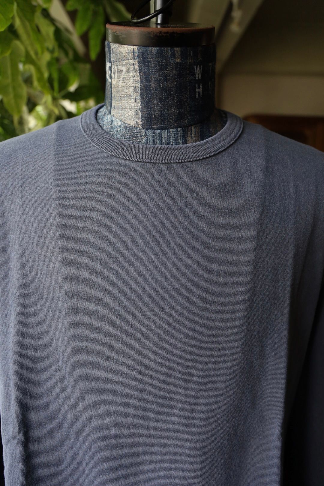 ファウンダ 25AW LONG SLEEVE FADE TEE SHIRT(015FD252013)NAVY⭐︎9月13日(土)新作発売！