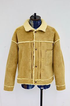 セントマイケル25AWベルベルジンコラボ BB_MOUTON JACKET (SM-HR1-0000-C59)BEIGE☆12月13日(土)新作発売！