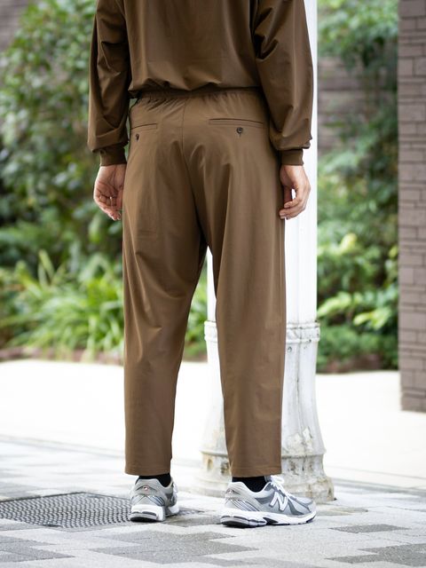 Graphpaper PERTEX® EQUILIBRIUM L/S Crew Neck Pullover (BROWN) MARKスタイル
