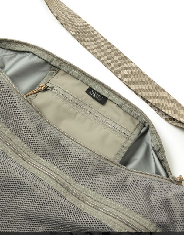 セダンオールパーパス 26SS Mesh Shoulder Bag(SD26S-BG04)Khaki☆3月7日(土)発売！