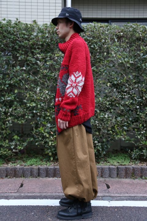Yohji Yamamoto "BANG ON!" 新作ニットブルゾンstyle.2020.12.21.